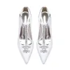 Stiletto Heel 8.5cm Silk-Like Shoes CK0155 sold by Cocomelody