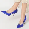 Stiletto Heel 8.5cm Silk-Like Shoes CK0154 sold by Cocomelody