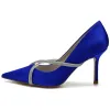 Stiletto Heel 8.5cm Silk-Like Shoes CK0154 sold by Cocomelody