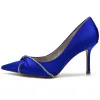 Stiletto Heel 8.5cm Silk-Like Shoes CK0148 sold by Cocomelody