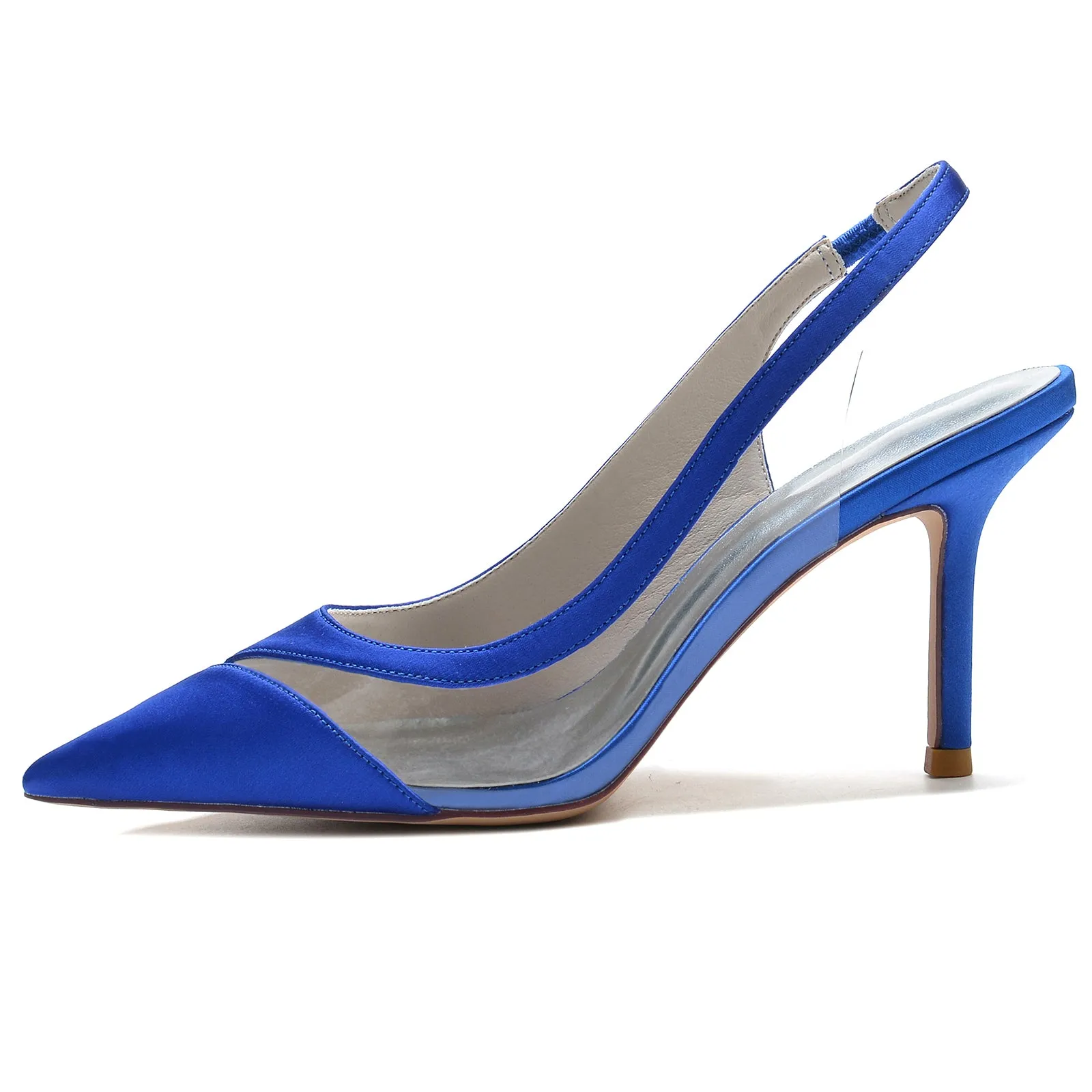 Stiletto Heel 8.5cm Silk-Like Shoes CK0145 sold by Cocomelody product image thumbnail 4