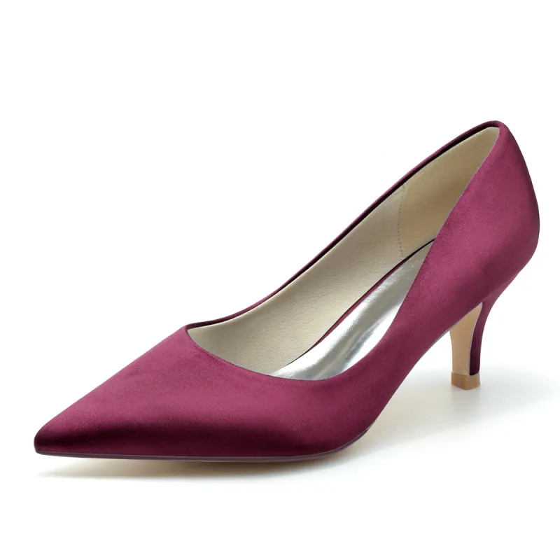 Stiletto Heel 6cm Silk-Like Shoes CK0222 sold by Cocomelody