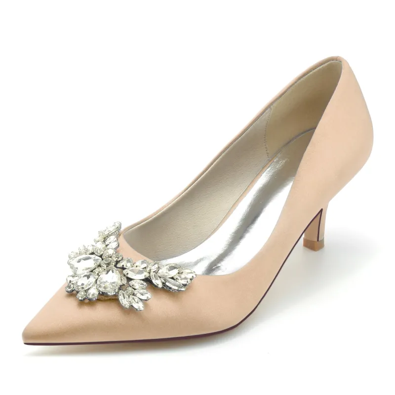 Stiletto Heel 6cm Silk-Like Shoes CK0221 sold by Cocomelody