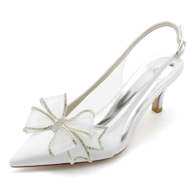 Stiletto Heel 6cm Silk-Like Shoes CK0218 sold by Cocomelody