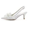 Stiletto Heel 6cm Silk-Like Shoes CK0218 sold by Cocomelody
