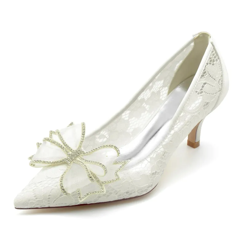 Stiletto Heel 6cm Lace Shoes CK0216 sold by Cocomelody
