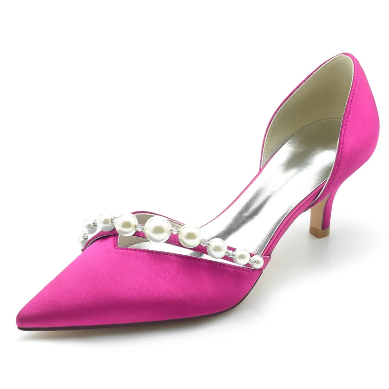 Stiletto Heel 6cm Silk-Like Shoes CK0214 sold by Cocomelody