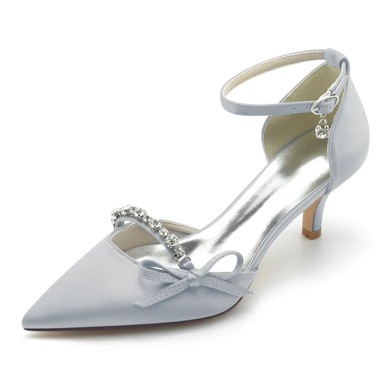 Stiletto Heel 6cm Silk-Like Shoes CK0213 sold by Cocomelody
