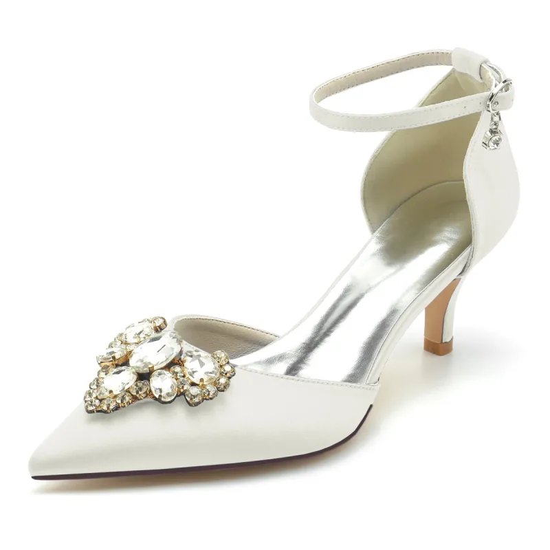 Stiletto Heel 6cm Silk-Like Shoes CK0212 sold by Cocomelody