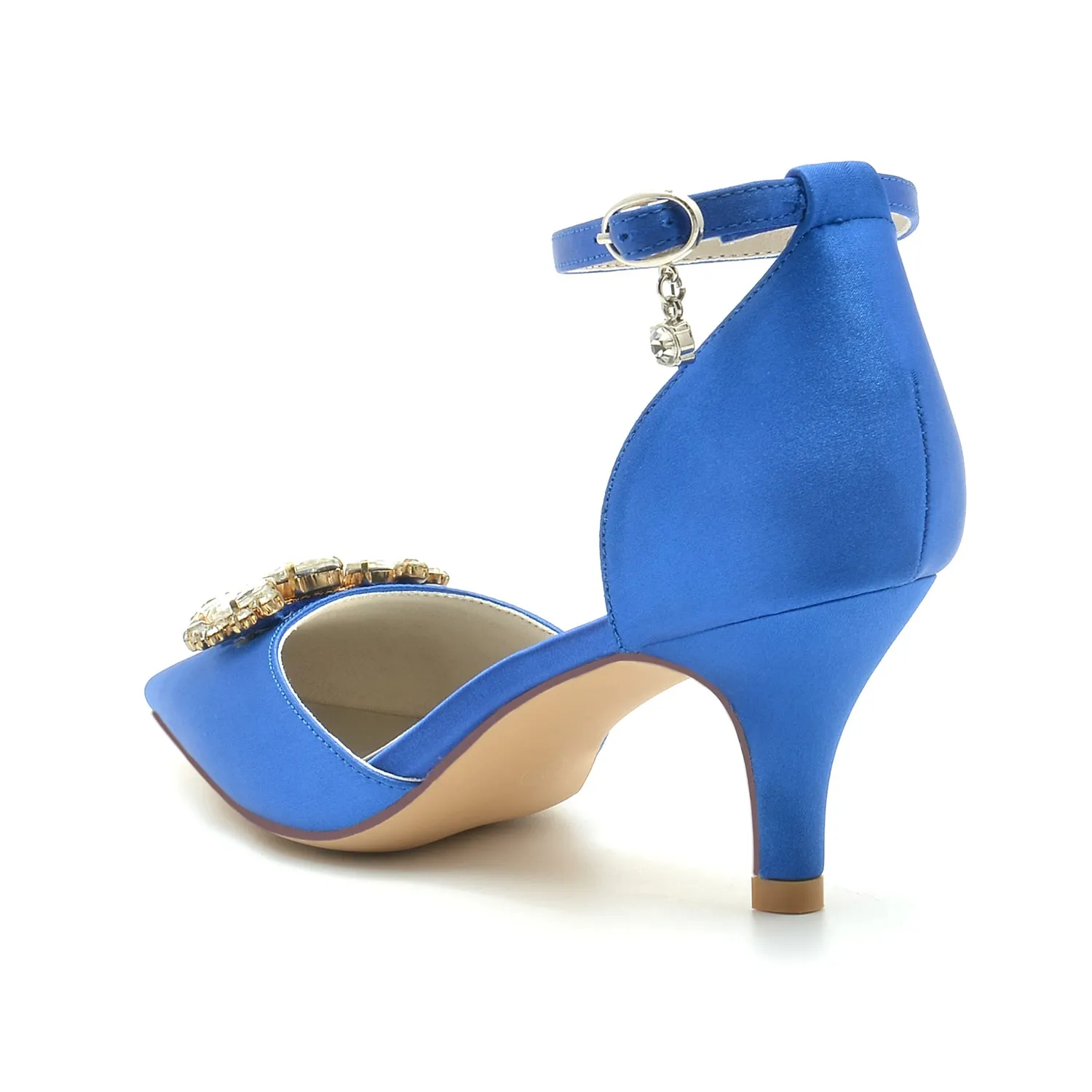 Stiletto Heel 6cm Silk-Like Shoes CK0212 sold by Cocomelody product image thumbnail 5