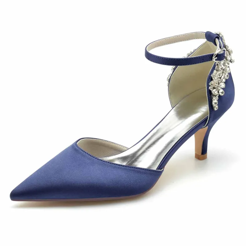 Stiletto Heel 6cm Silk-Like Shoes CK0209 sold by Cocomelody