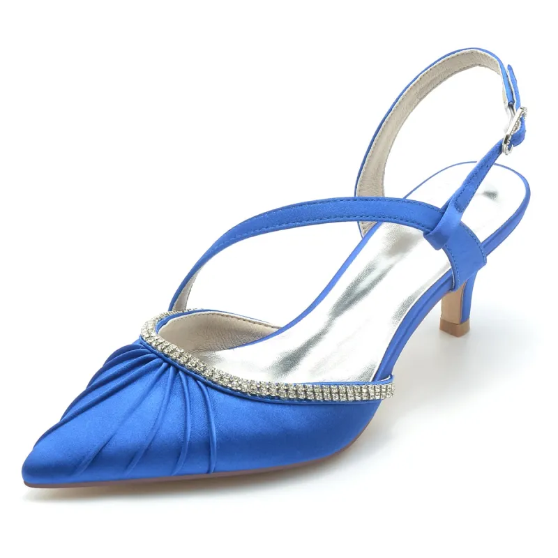 Stiletto Heel 6cm Silk-Like Shoes CK0205 sold by Cocomelody