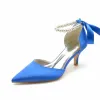 Stiletto Heel 6cm Silk-Like Shoes CK0204 sold by Cocomelody