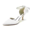 Stiletto Heel 6cm Silk-Like Shoes CK0204 sold by Cocomelody