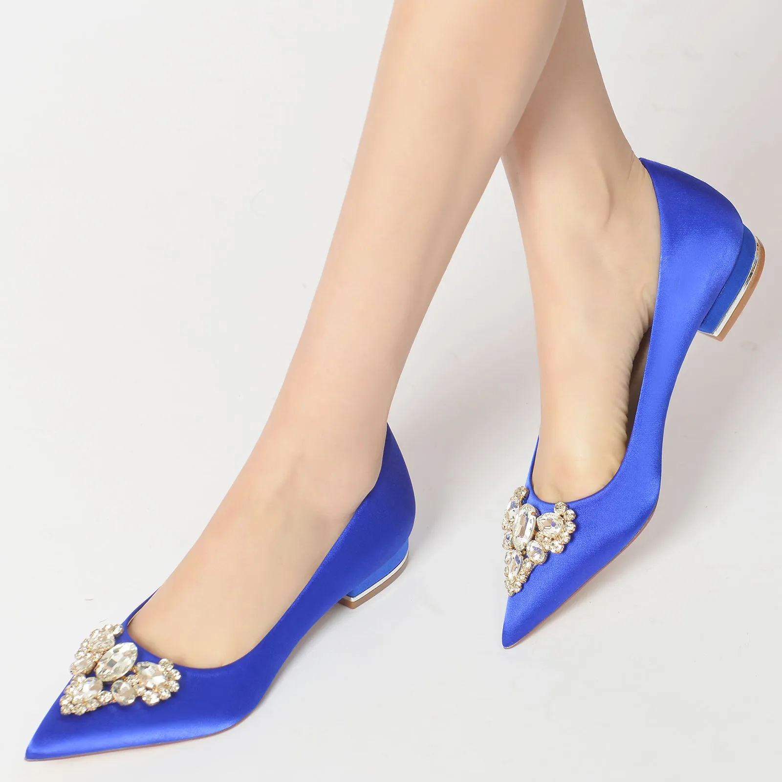 Flat Heel 2.5cm Silk-Like Shoes CK0244 sold by Cocomelody product image thumbnail 2