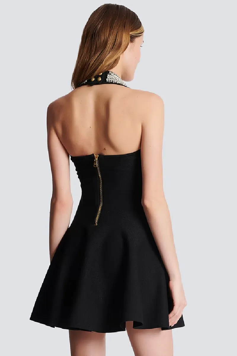 Red sexy stretch slim-fit pleated hip bandage cocktail dress 847555994965 sold by Cocomelody product image thumbnail 3