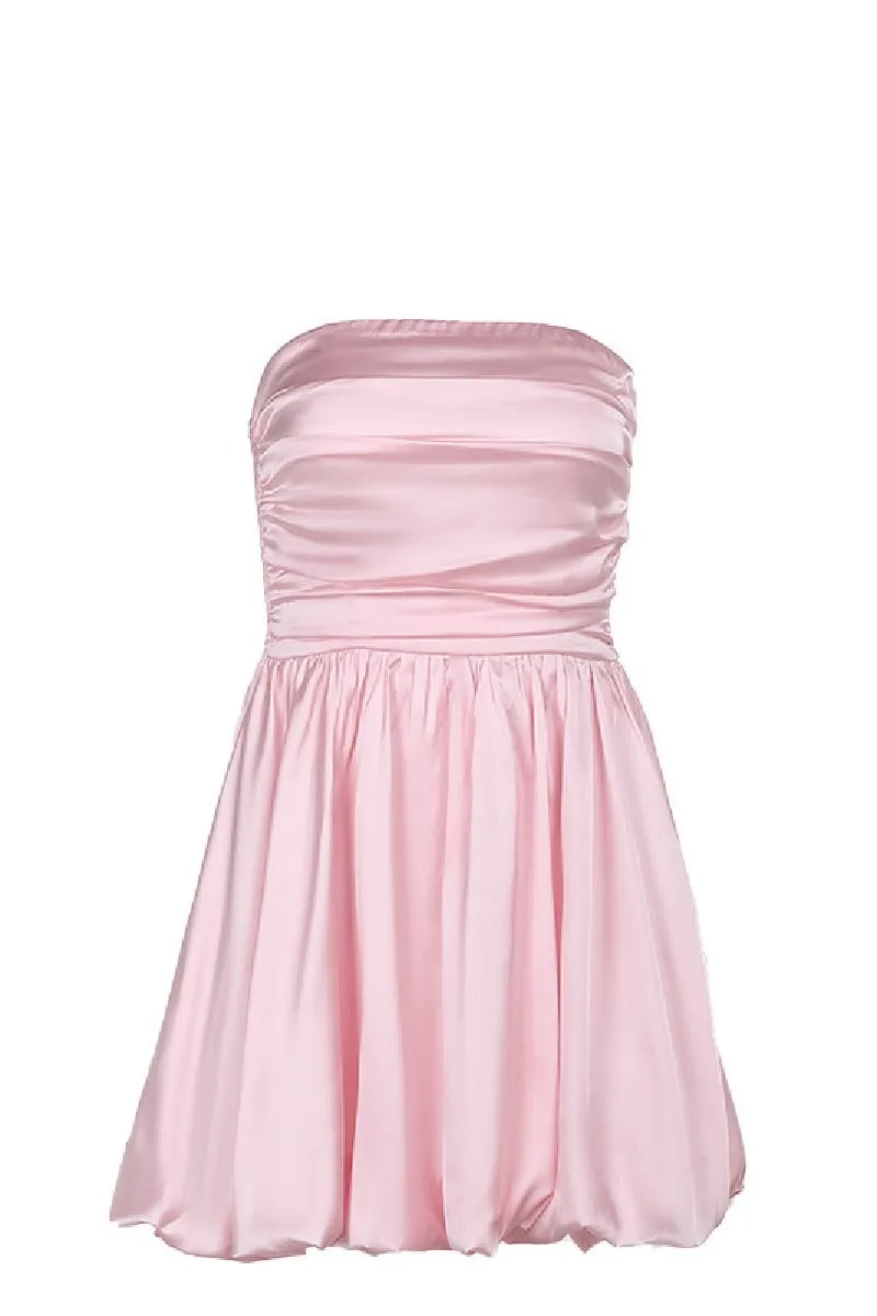 Sexy strapless A-line mini cocktail dress 802295558815 sold by Cocomelody product image thumbnail 5