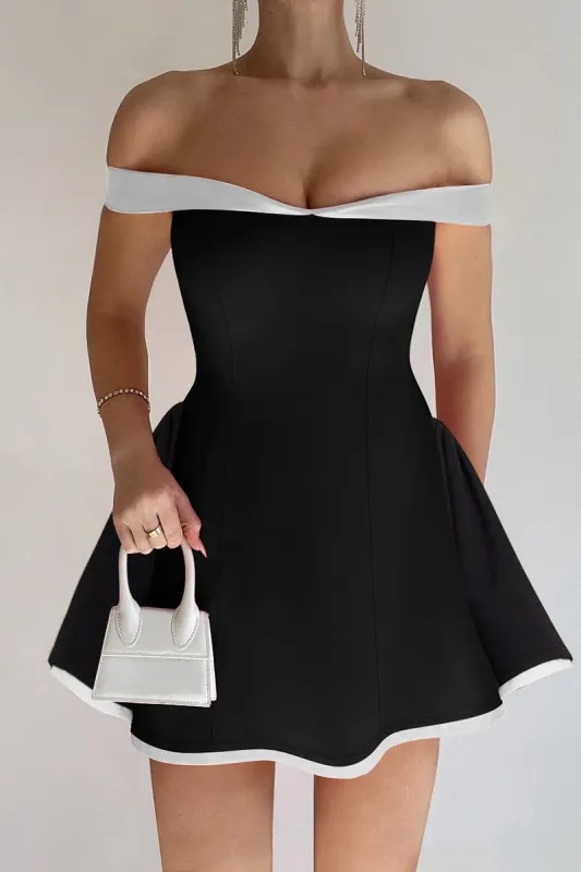 Fashion sexy black cocktail dress 851602758717 sold by Cocomelody