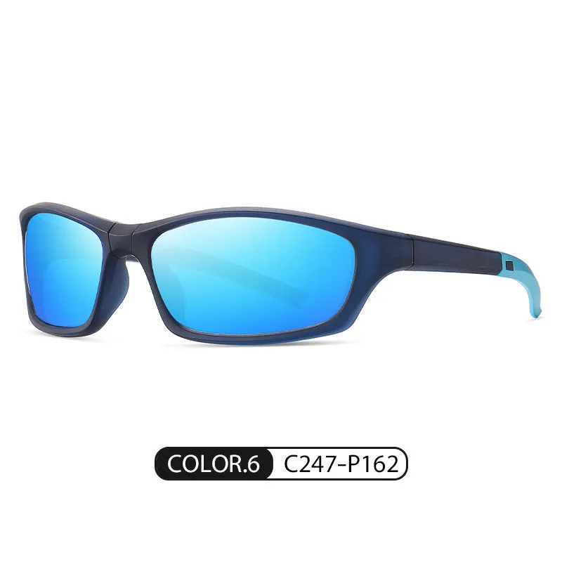 Sports folding bright color windproof portable polarized cycling sunglasses 741581086431 sold by Cocomelody product image thumbnail 5