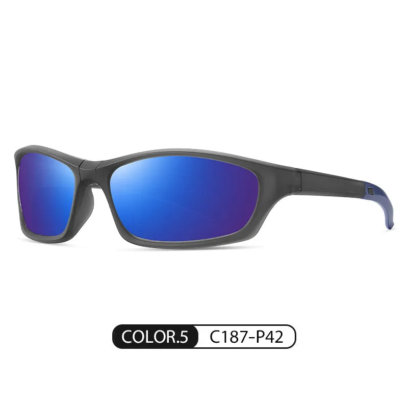 Sports folding bright color windproof portable polarized cycling sunglasses 741581086431 sold by Cocomelody product image thumbnail 4