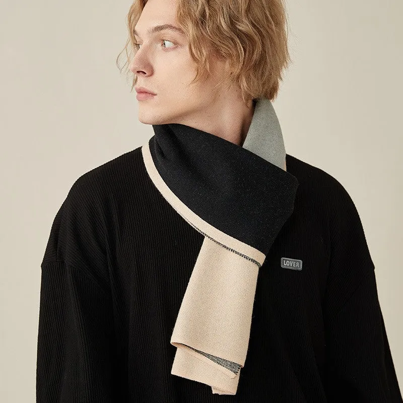 Men's autumn and winter thickened warm wool scarves and necklaces high-grade gifts 801339050726 sold by Cocomelody product image thumbnail 3