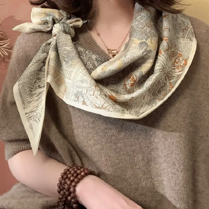 Winter scarf Long wool streamers decorate the scarf 853258832585 sold by Cocomelody product image thumbnail 3