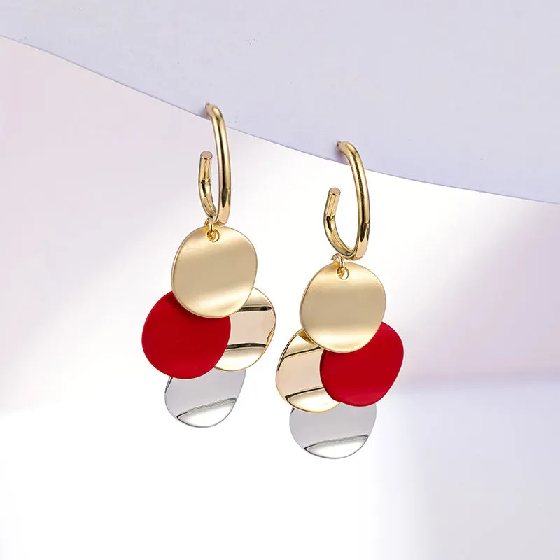 Niche unique temperament fringe earrings silver earrings 634115812636 sold by Cocomelody product image thumbnail 3