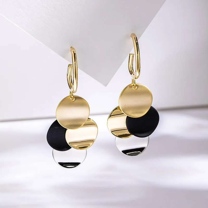 Niche unique temperament fringe earrings silver earrings 634115812636 sold by Cocomelody