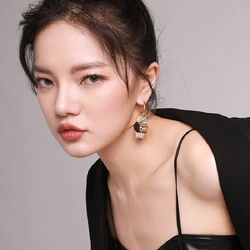 Niche unique temperament fringe earrings silver earrings 634115812636 sold by Cocomelody product image thumbnail 4