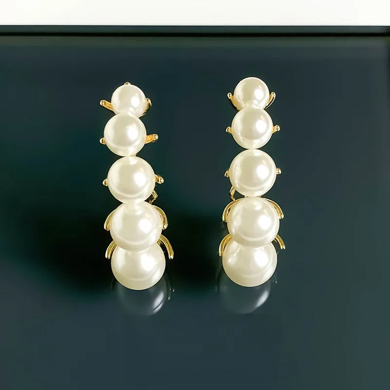 Pearl temperament light luxury high sense earring girl 713489295419 sold by Cocomelody product image thumbnail 2
