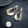 Atmospheric gold unique earring girl 636352115977 sold by Cocomelody