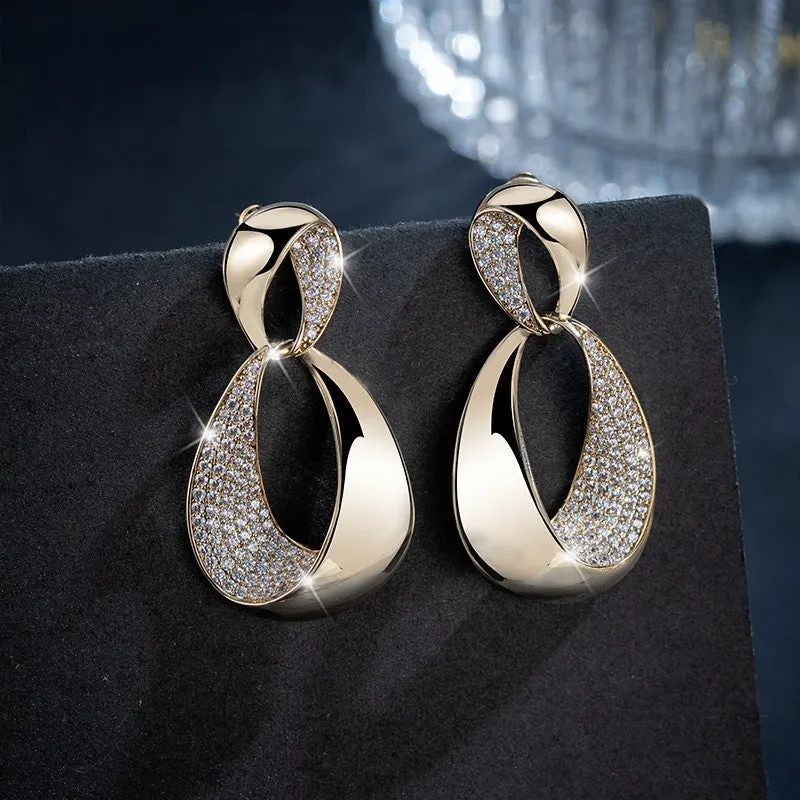 Atmospheric gold unique earring girl 636352115977 sold by Cocomelody product image thumbnail 5