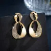 Atmospheric gold unique earring girl 636352115977 sold by Cocomelody