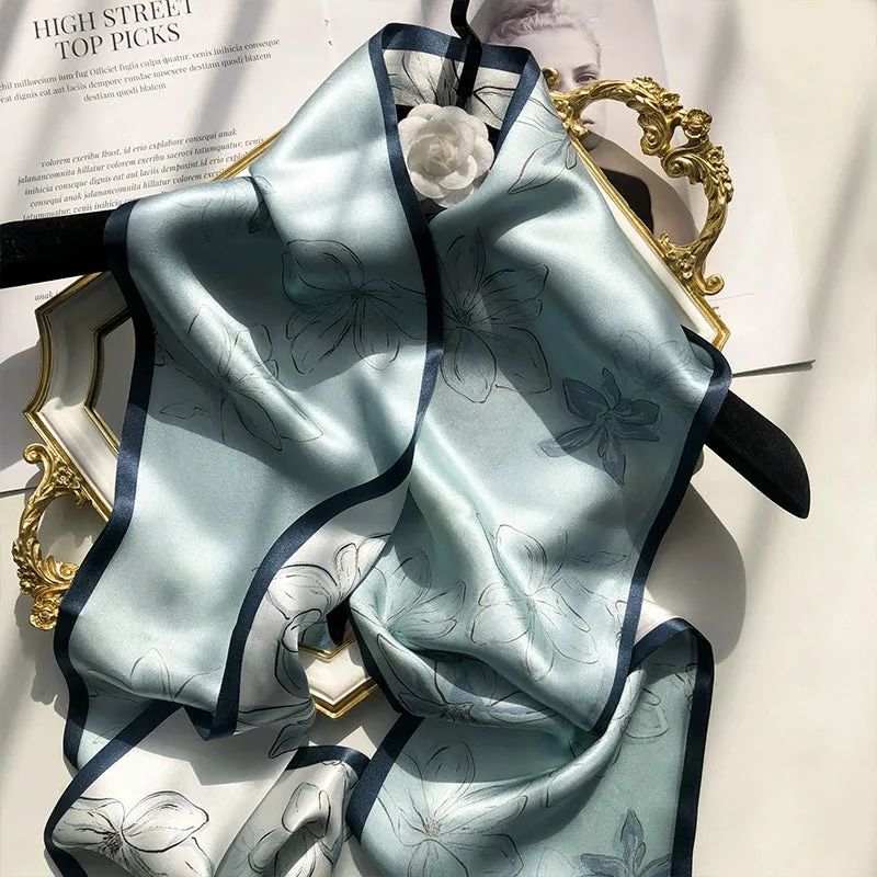 Mulberry silk scarf Double-sided silk scarf scarf streamer 636298573477 sold by Cocomelody product image thumbnail 3