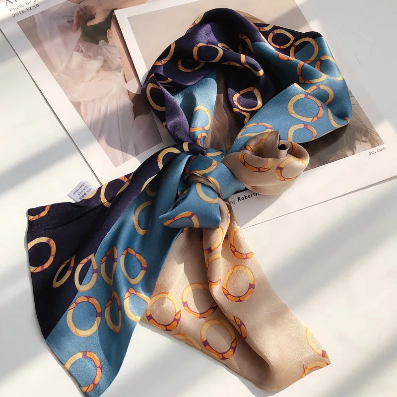 Mulberry silk scarf Double-sided silk scarf scarf streamer 636298573477 sold by Cocomelody product image thumbnail 5