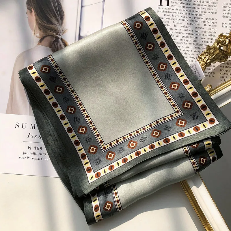 Mulberry silk scarf Double-sided silk scarf scarf streamer 636298573477 sold by Cocomelody product image thumbnail 4