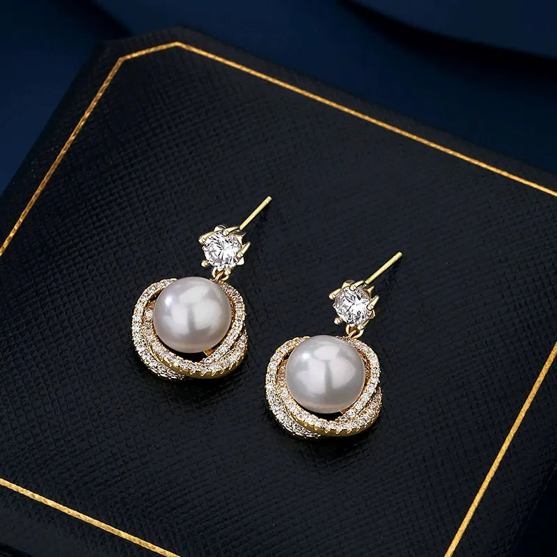 Star ring pearl earring girl light luxury 721667846903 sold by Cocomelody product image thumbnail 3
