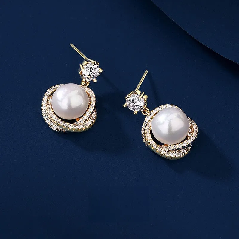 Star ring pearl earring girl light luxury 721667846903 sold by Cocomelody