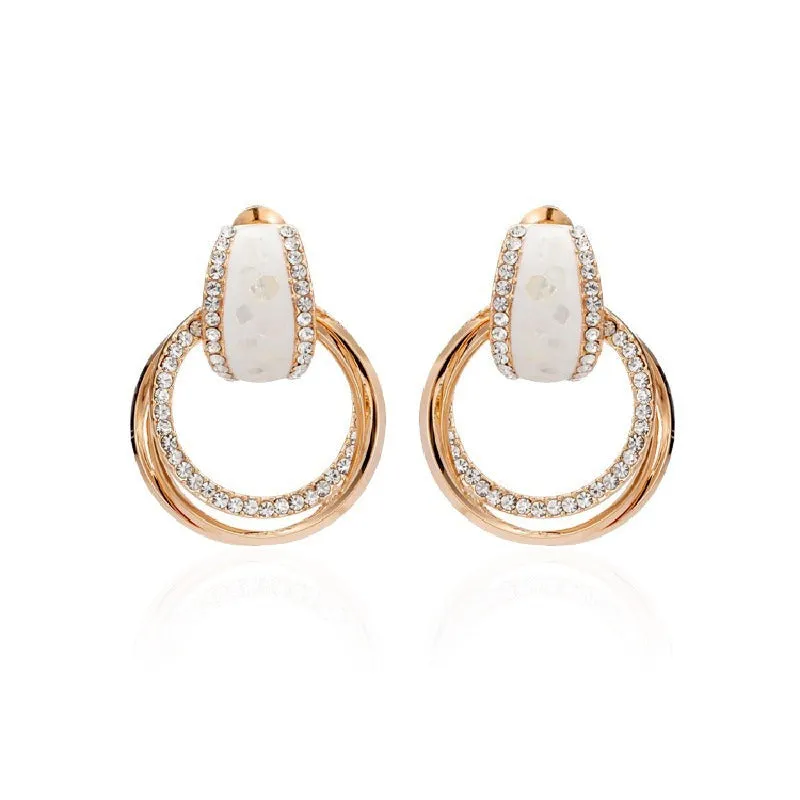 Sterling silver light luxury temperament earrings earrings stud gift for women 595236840981 sold by Cocomelody product image thumbnail 2