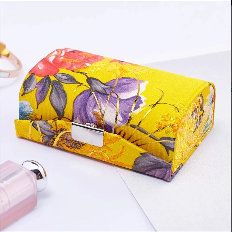 Featured brocade embroidery lipstick case Chinese lipstick case with mirror 563187976000 sold by Cocomelody product image thumbnail 4