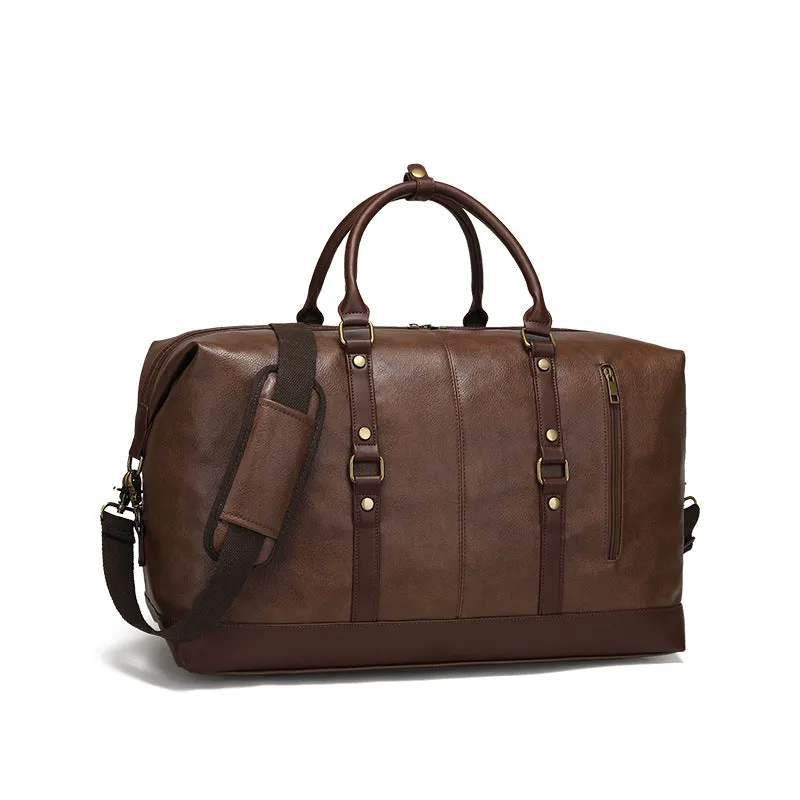 Business style solid color travel bag outdoor shoulder 661241140419 sold by Cocomelody