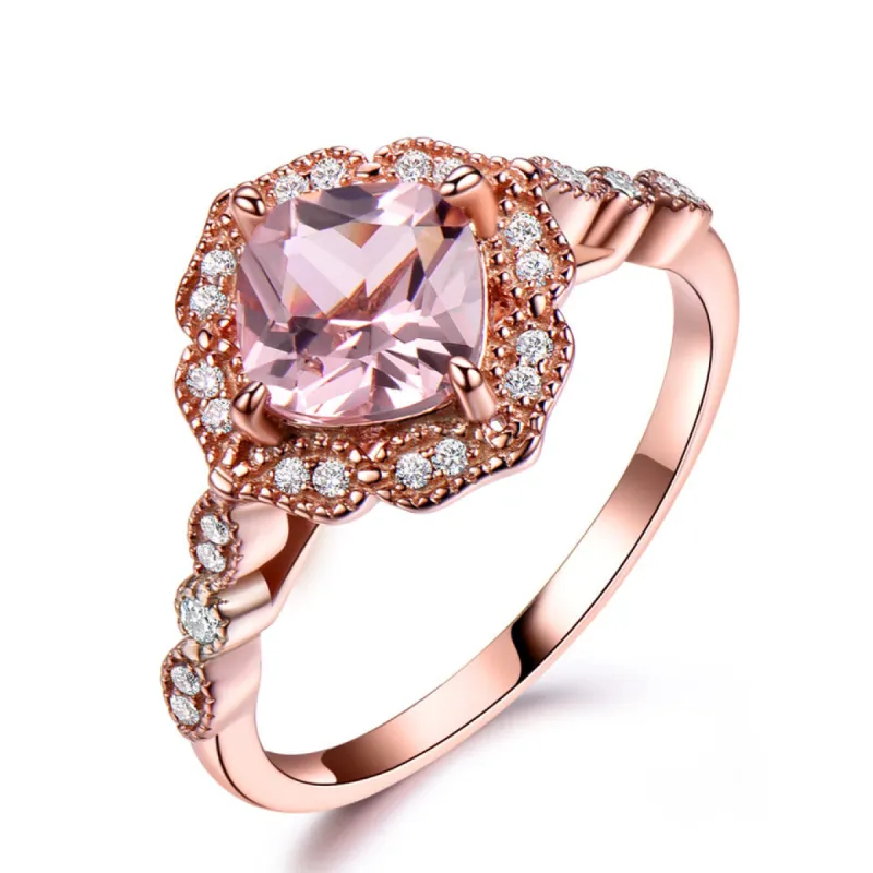 Morgan stone ring in sterling silver 616370995019 sold by Cocomelody
