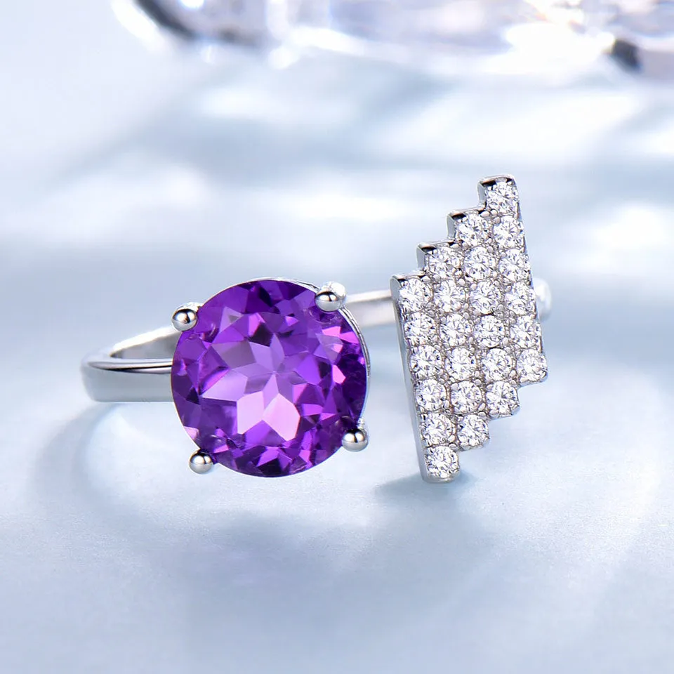 Nano garnet topaz open ring 695524260073 sold by Cocomelody product image thumbnail 2