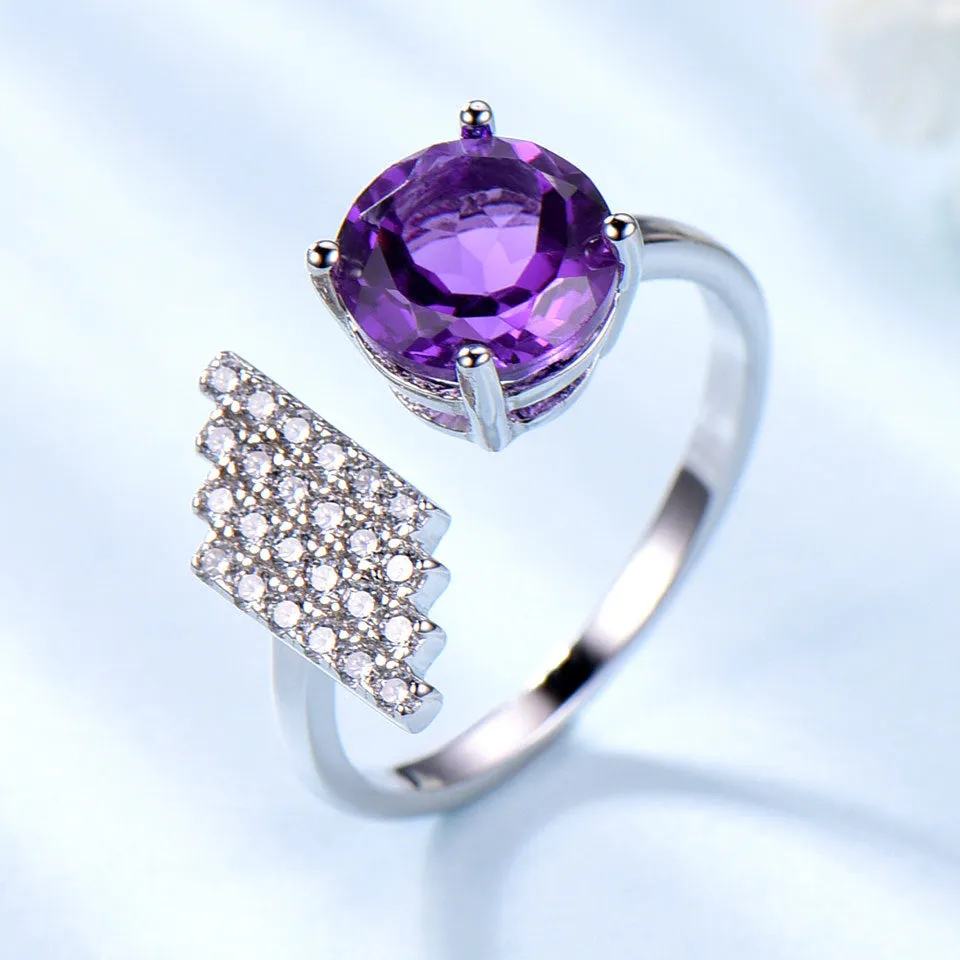 Nano garnet topaz open ring 695524260073 sold by Cocomelody product image thumbnail 3