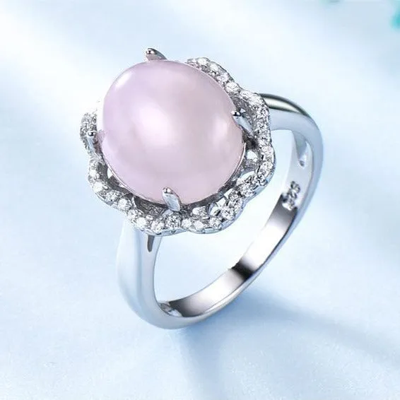 Pink quartz ring 832615972735 sold by Cocomelody product image thumbnail 2