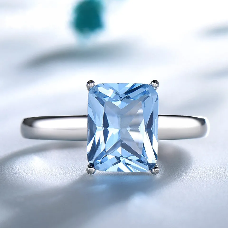 Nano aquamarine ring 616297054314 sold by Cocomelody product image thumbnail 2
