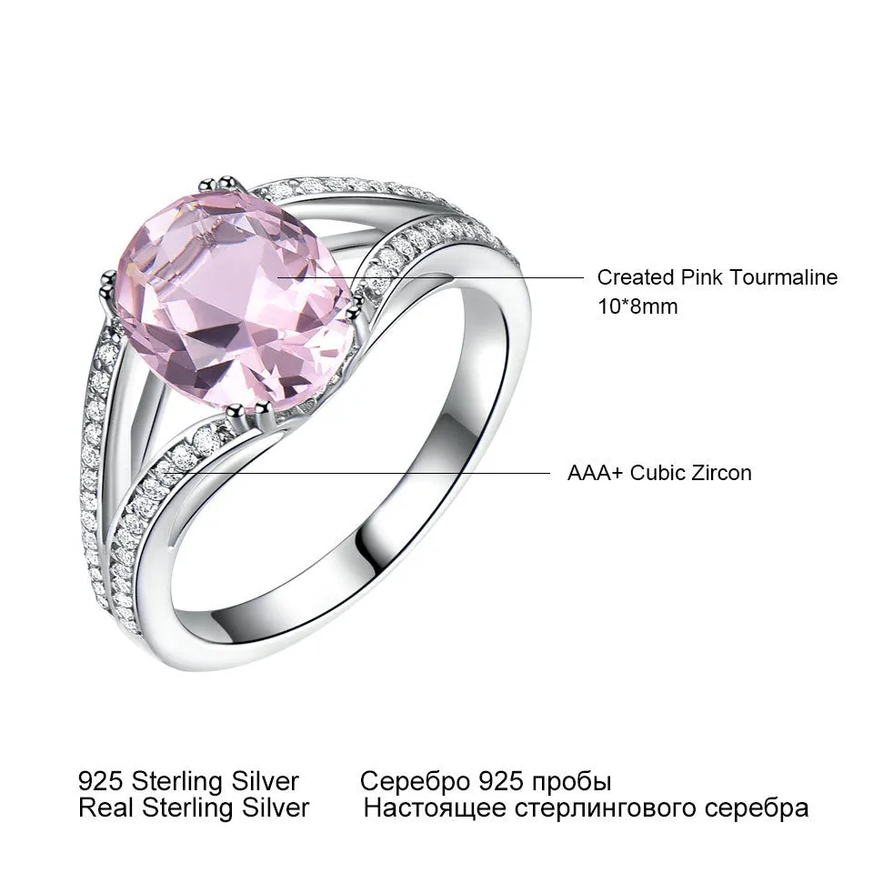 Colored treasure ring set with pink diamond ring 671505210226 sold by Cocomelody product image thumbnail 4