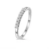 Moissanite fashion 7 diamond row ring 823765172667 sold by Cocomelody