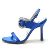 Stiletto Heel 9.5cm Silk-Like Shoes CK0336 sold by Cocomelody
