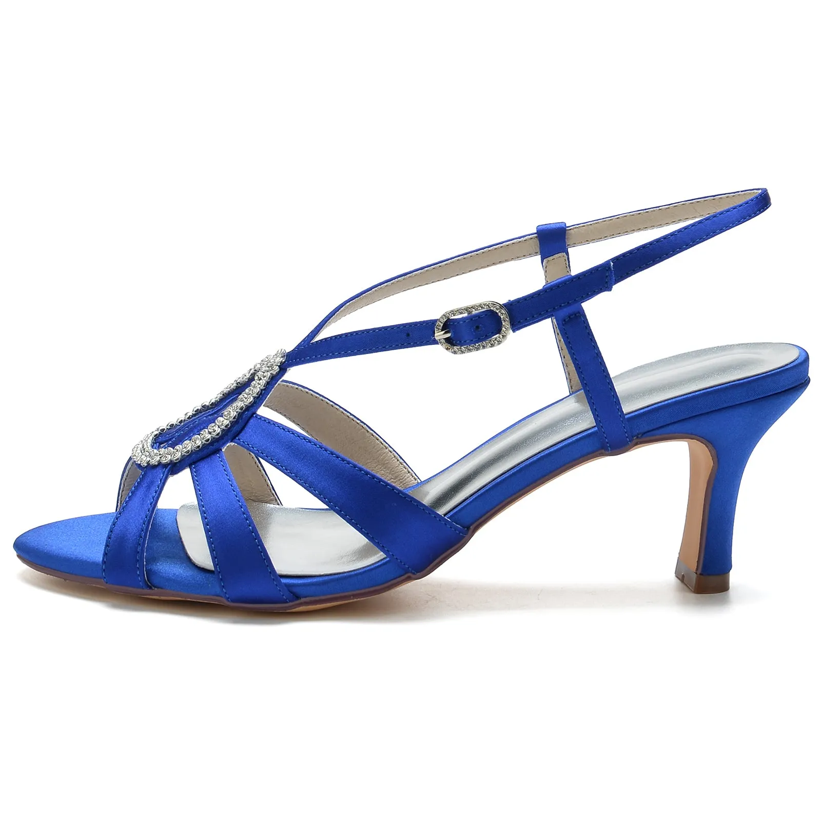 Chunky Heel 6.5cm Silk-Like Shoes CK0327 sold by Cocomelody product image thumbnail 4